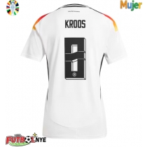 Camiseta Alemania Toni Kroos #8 Primera Equipación para mujer Eurocopa 2024 manga corta